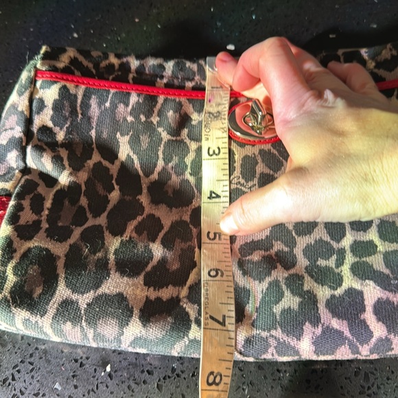 Coach leopard print large wristlet - Picture 5 of 5